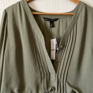 WHBM Short dress- sage green -size 12
